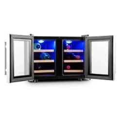 Reserva Saloon Weinset 2-teilig Weinkühlschrank Weinregal -Klarstein 60001813 yy 0004 logo