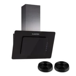 Lorea 60 Dunstabzugshaube Inklusive 2 X Aktivkohlefilter Schwarz