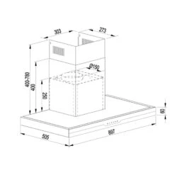 Finessa Dunstabzugshaube Umluftset 90cm 635 M³/h 2 Aktivkohlefilter 21 Finessa Dunstabzugshaube Umluftset 90cm 635 M³/h 2 Aktivkohlefilter -Klarstein 60002301 yy 0008 logo Klarstein Finessa Dunstabzugshaube Edelstahl