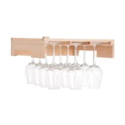 Barossa 77 Duo Weinkühlschrank-Set 2 Zonen 191L/77Fl. Weinglasregal -Klarstein 60002418 yy 0008 titel Klarstein Barossa 77D Weinglas Regal