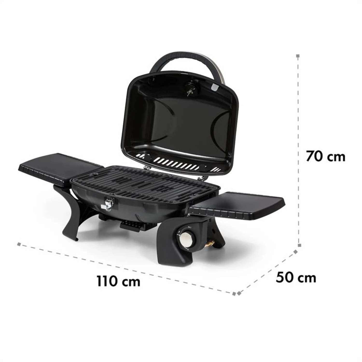 Parforce One 3,5kW 12000BTU 300°C SNJS Gasschlauch Grau – Bild 9