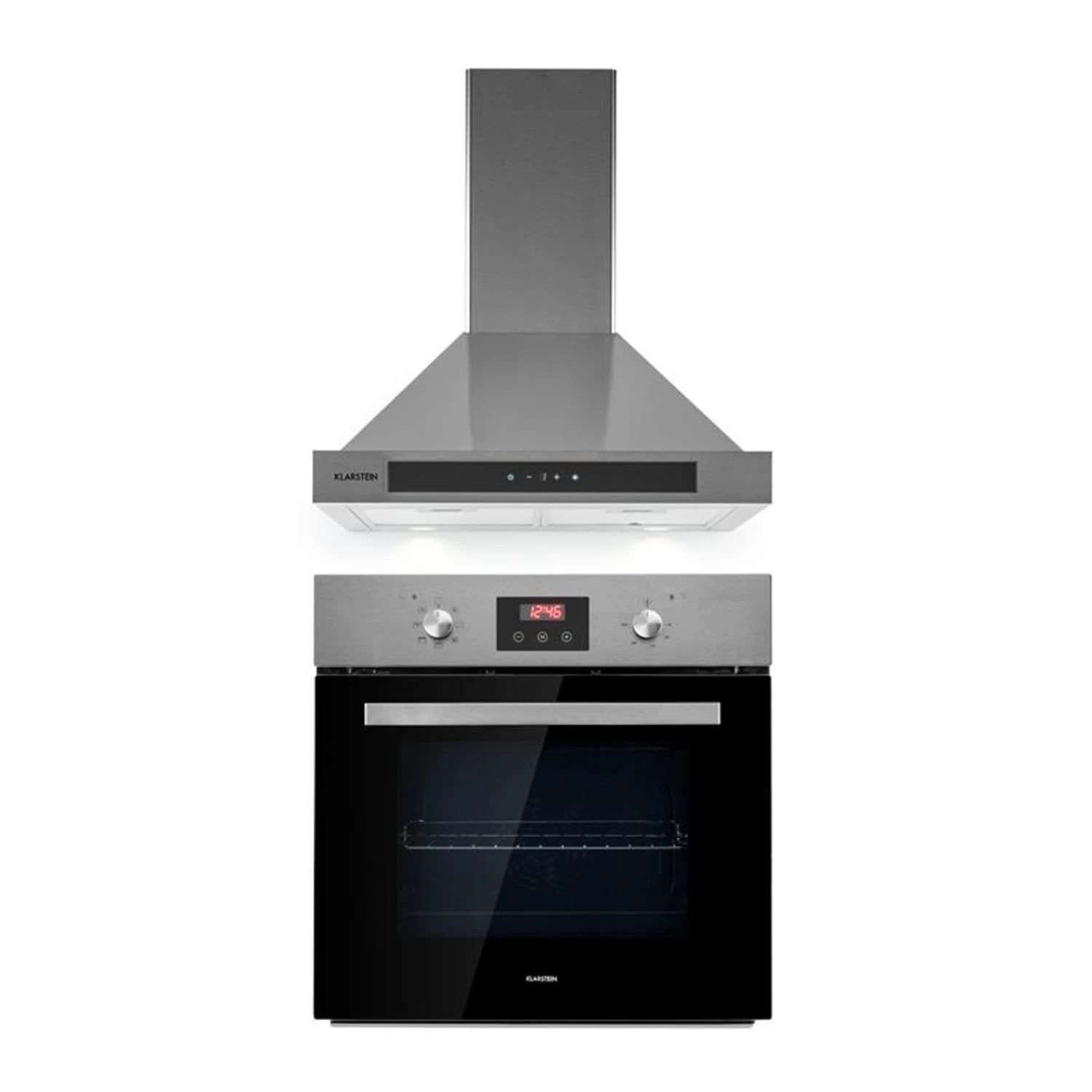 Kalahari Zelda Einbau-Set Backofen + Abzugshaube 68Ltr 620 M³/h Edelstahl 3 Kalahari Zelda Einbau-Set Backofen + Abzugshaube 68Ltr 620 M³/h Edelstahl