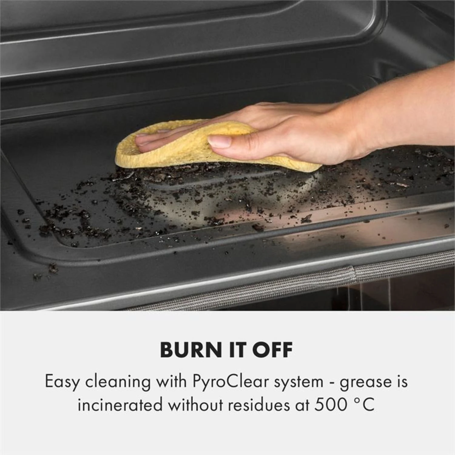 Gusteau Aurora Einbau-Set Backofen + Wandabzugshaube 2950W 64Ltr 550 M³/h Weiß Edelstahl 6 Gusteau Aurora Einbau-Set Backofen + Wandabzugshaube 2950W 64Ltr 550 M³/h Weiß Edelstahl – Bild 4