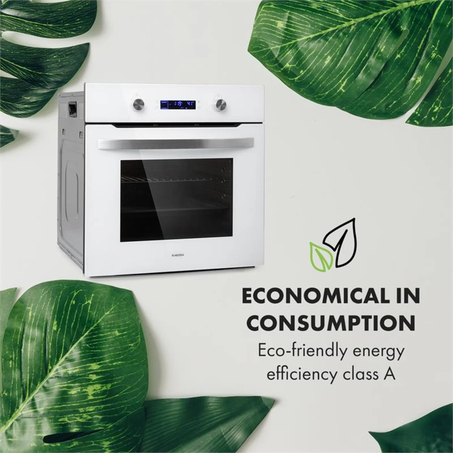 Gusteau Aurora Einbau-Set Backofen + Wandabzugshaube 2950W 64Ltr 550 M³/h Weiß Edelstahl 7 Gusteau Aurora Einbau-Set Backofen + Wandabzugshaube 2950W 64Ltr 550 M³/h Weiß Edelstahl – Bild 5