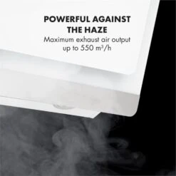 Gusteau Aurora Einbau-Set Backofen + Wandabzugshaube 2950W 64Ltr 550 M³/h Weiß Edelstahl 20 Gusteau Aurora Einbau-Set Backofen + Wandabzugshaube 2950W 64Ltr 550 M³/h Weiß Edelstahl -Klarstein 60002593 yy 0008 logo Klarstein Aurora Eco 60 Dunstabzugshaube weiss