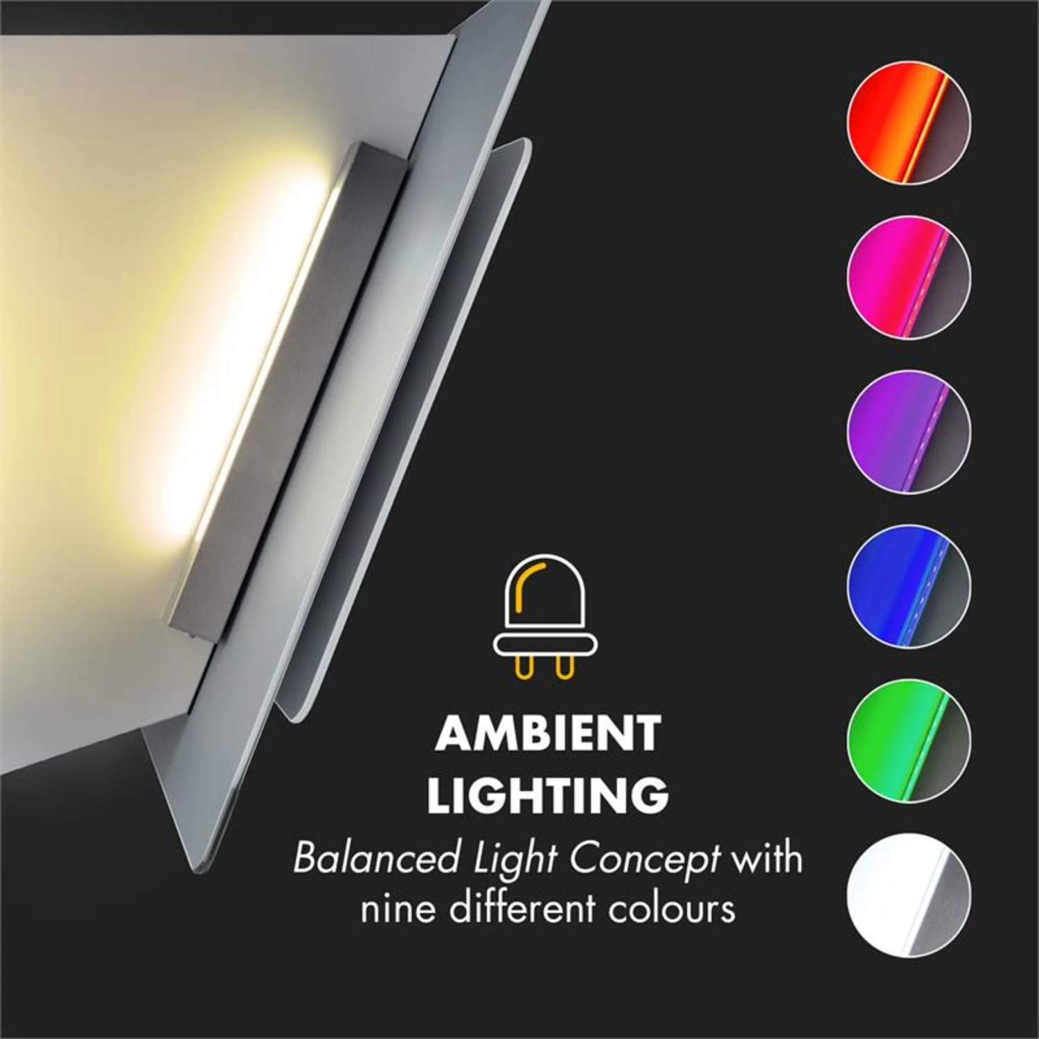 Gusteau Aurora Einbau-Set Backofen + Wandabzugshaube 2950W 64Ltr 550 M³/h Weiß Edelstahl 11 Gusteau Aurora Einbau-Set Backofen + Wandabzugshaube 2950W 64Ltr 550 M³/h Weiß Edelstahl – Bild 9