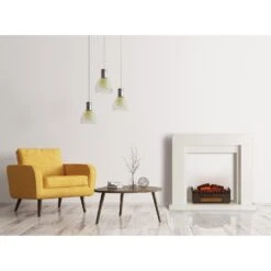 Studio Frame Kamingehäuse-Set Dekokamin + Kamini FX Kamineinsatz | Klassisches Design | MDF | Wandverschraubung | 100 X 88 X 30 Cm | Kamin-Einsatz: 1000/2000W | Täuschend Echte Feuerillusion Mit 2W LED 13 Studio Frame Kamingehäuse-Set Dekokamin + Kamini FX Kamineinsatz | Klassisches Design | MDF | Wandverschraubung | 100 X 88 X 30 Cm | Kamin-Einsatz: 1000/2000W | Täuschend Echte Feuerillusion Mit 2W LED -Klarstein 60002704 yy 0003 logo Klarstein Lausanne Frame Gehaeuse Kamini FX