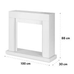 Studio Frame Kamingehäuse-Set Dekokamin + Kamini FX Kamineinsatz | Klassisches Design | MDF | Wandverschraubung | 100 X 88 X 30 Cm | Kamin-Einsatz: 1000/2000W | Täuschend Echte Feuerillusion Mit 2W LED 15 Studio Frame Kamingehäuse-Set Dekokamin + Kamini FX Kamineinsatz | Klassisches Design | MDF | Wandverschraubung | 100 X 88 X 30 Cm | Kamin-Einsatz: 1000/2000W | Täuschend Echte Feuerillusion Mit 2W LED -Klarstein 60002704 yy 0005 logo Klarstein Lausanne Frame Gehaeuse Kamini FX