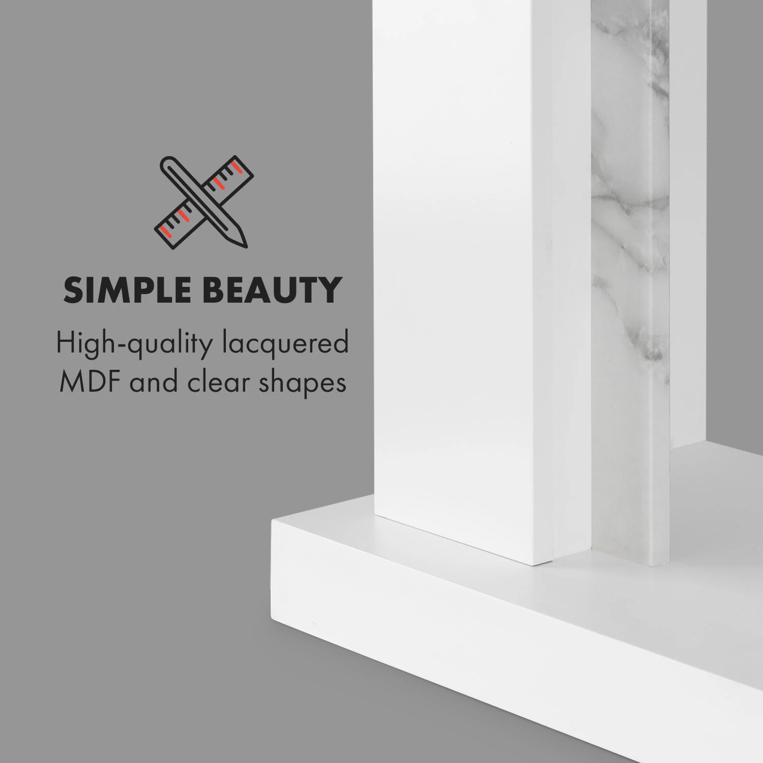 Studio Frame II Kamingehäuse + Kamini Kamineinsatz MDF Klassisches Design 7 Studio Frame II Kamingehäuse + Kamini Kamineinsatz MDF Klassisches Design – Bild 5