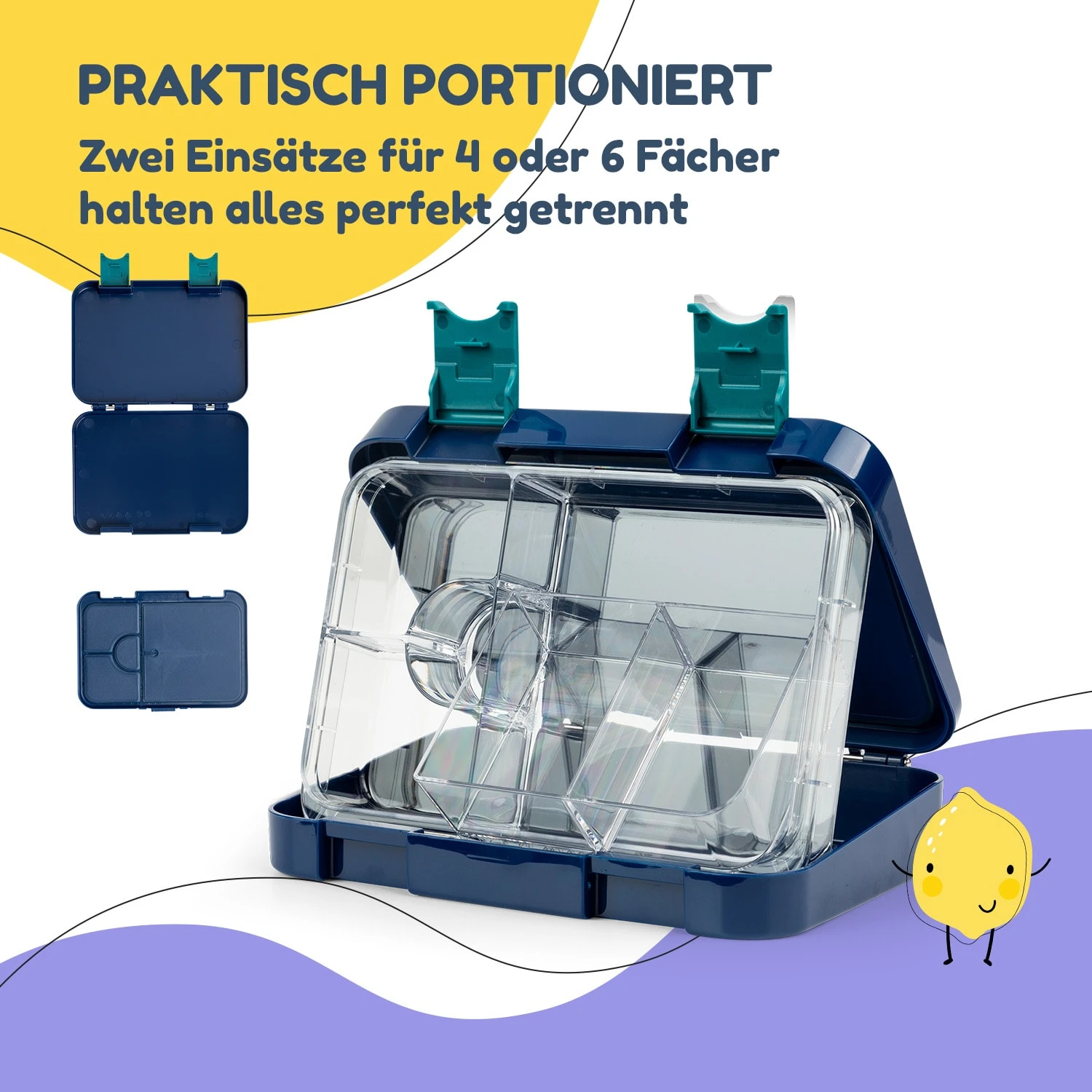 Schmatzfatz Frühstücksset Lunchbox & Trinkflasche Tritan Dicht BPA-frei 6 Schmatzfatz Frühstücksset Lunchbox & Trinkflasche Tritan Dicht BPA-frei – Bild 4